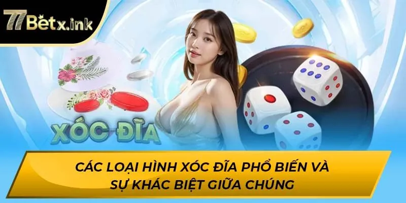 Các loại hình xóc đĩa phổ biến và sự khác biệt giữa chúng